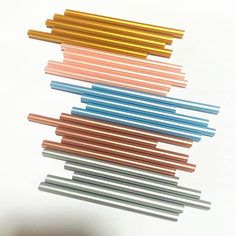 2021新款金属色现货珠光粉瓦蓝火漆蜡热熔胶棒信封利是文件袋封印