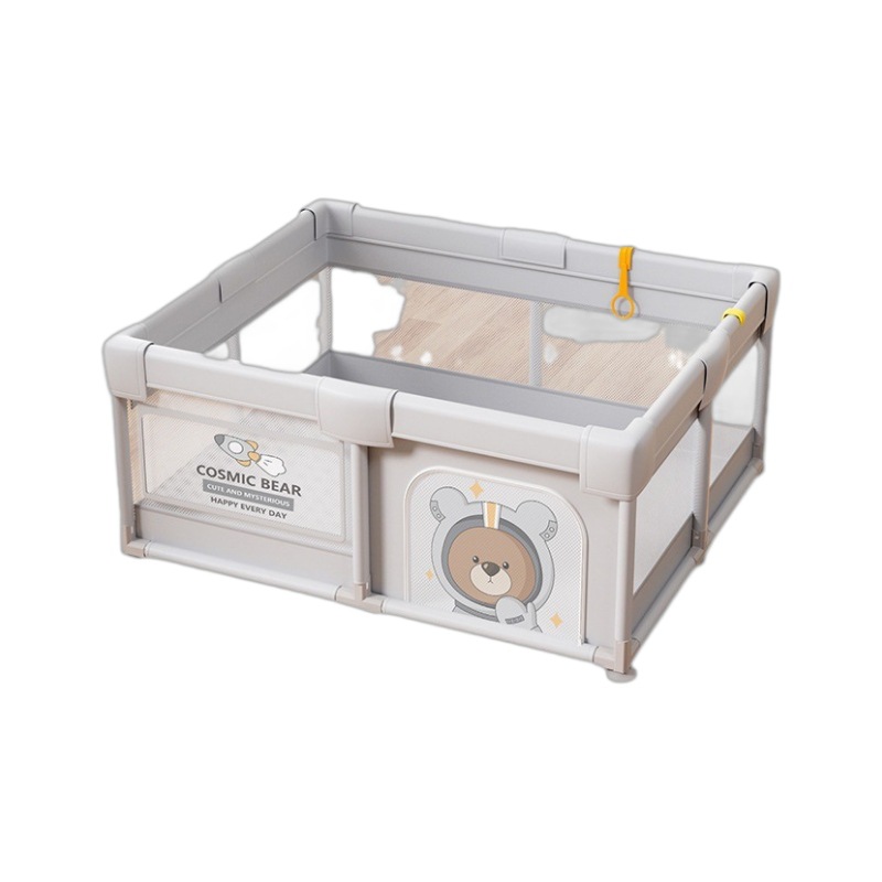 Cerca DE LOS NIÑOS bebé cama circunferencia anti-colisión escalada Mat tela Amazon Seguridad Protección Jiayin Comercio exterior qiaole oso