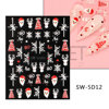 Nail stickers, cartoon fake nails for nails, suitable for import, new collection, wholesale, with snowflakes