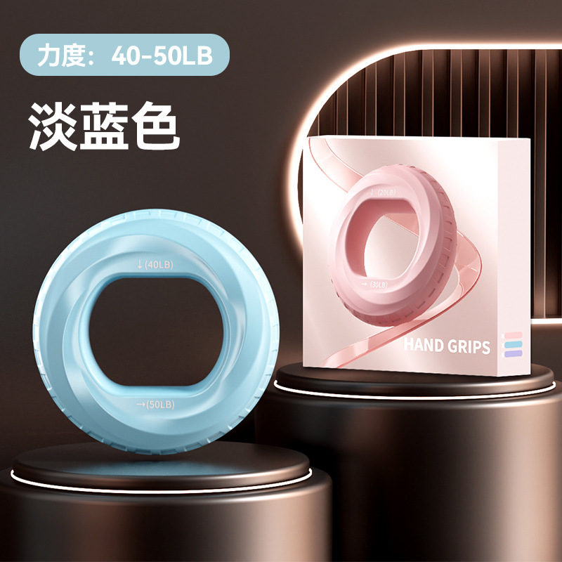 Gripper de silicona dos bollas de fuerza de agarre de muñeca entrenamiento braquial masculino de fuerza de rehabilitación de cinco dedos