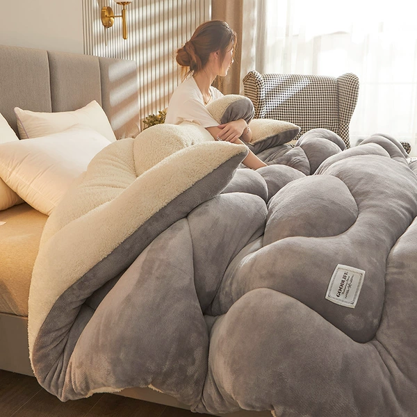 Natural gray [warms quickly in three seconds, soft and skin-friendly]