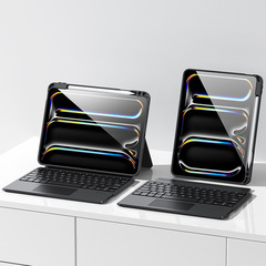 IPadのキーボードの保護カバーの一体のpro11タブレットのair 4/5 bluetoothの妙の制御のキーボードの磁気は無線を分割することができます。