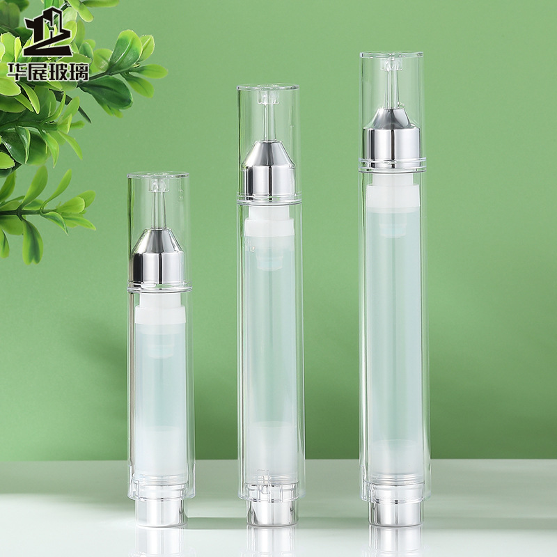 现货5ml包材超声刀针管 10ml真空水光15ml眼霜涂抹分装瓶按压式