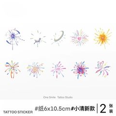 花火シリーズminiモデルの小清新な紋章はカラーの蝶の愛の花の紋章を貼ってオリジナルの紋章を貼ります。