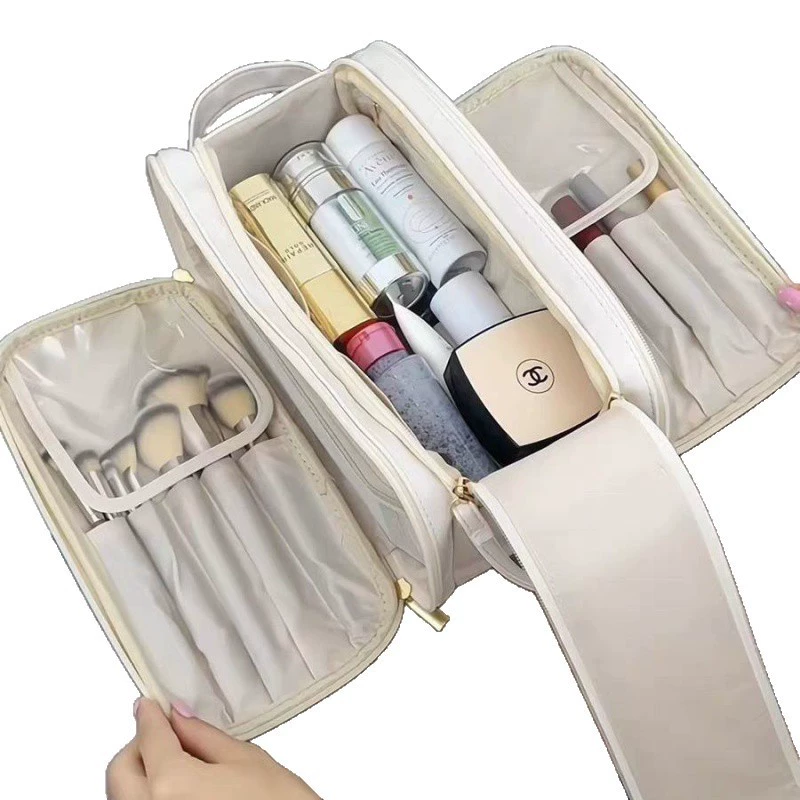 Емкая портативная косметичка бренда для путешествий, organizer bag на выезд, 2024 год
