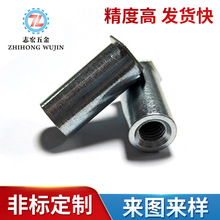 大量销售不锈钢压铆螺柱M2M3碳钢压铆螺柱 通孔盲孔可定六角螺柱