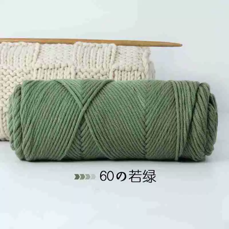8-проволочная пряжа Lover Cotton, толстая расширенная волокнистость, моток 100 г, крупный вязальный размер 3–7 мм, 5 шт.