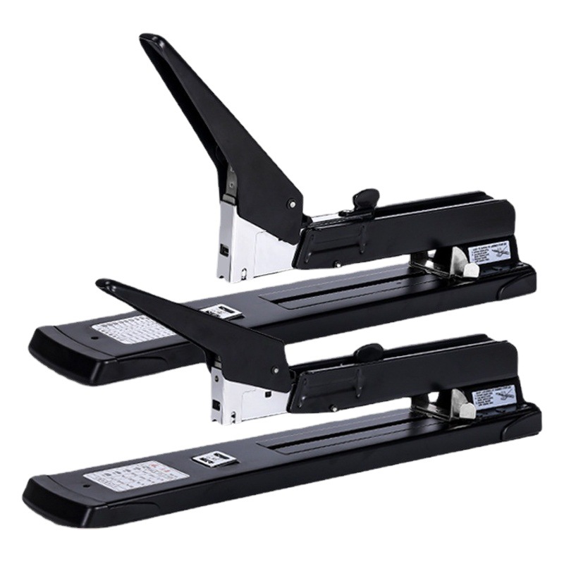 Grapadora de servicio pesado Grapadora de capa gruesa de oficina Grapadora de grapadora grande Grapadora de grapadora de brazo largo