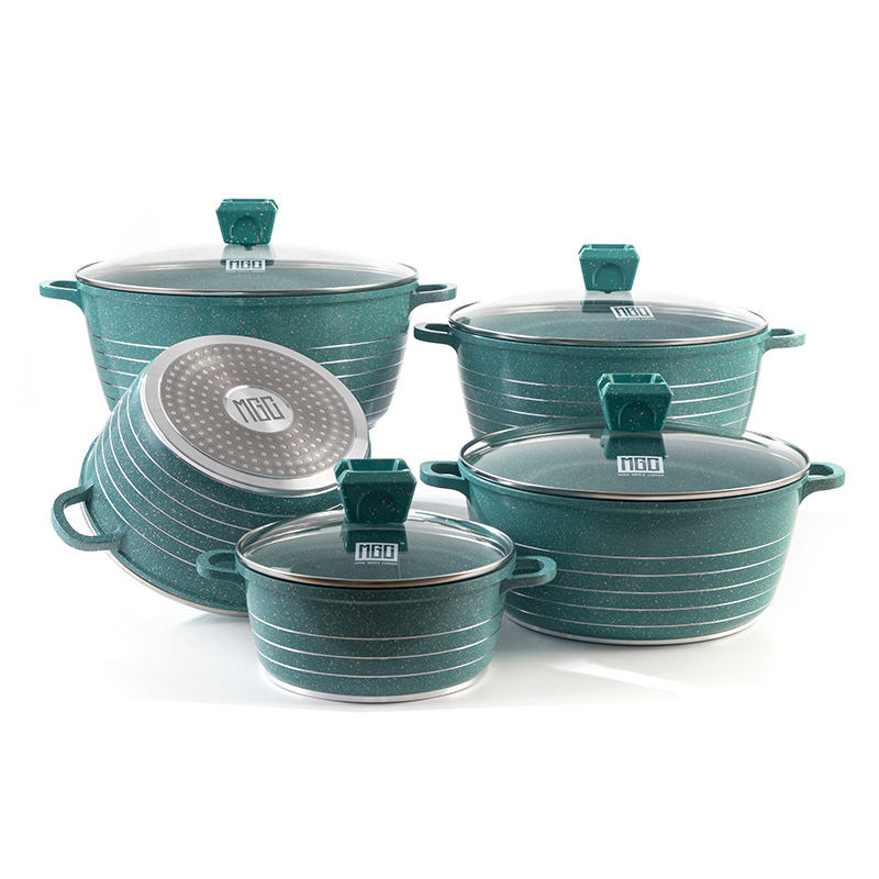 MGC línea de mármol de fondo de 10 piezas conjunto de cocina de cocina de piedra de arroz de cocina superficial