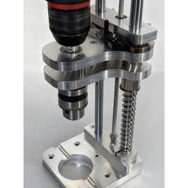 木工打孔台钻铝型材定位垂直打孔桌面小型锂电钻支架工具迷你DIY