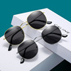 Retro metal fashionable sunglasses, European style, 2023 collection, internet celebrity, fitted