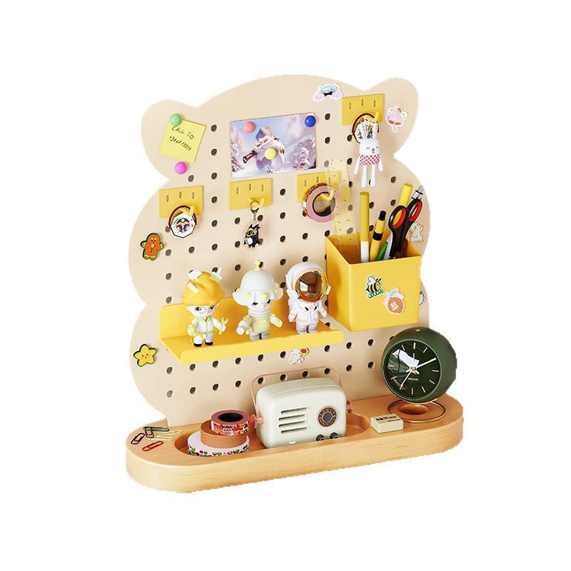 Escritorio, hueco, tablero, estante, vertical, sin perforación, accesorios magnéticos, estación de trabajo, escritorio, almacenamiento, pantalla, acabado del escritorio