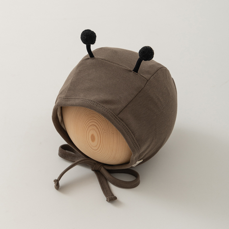 Sombreros para oídos de bebé primavera y otoño extranjero lindo lindo pequeño tentáculo gorro de lazo 0 - 1 años gorro de bebé super lindo