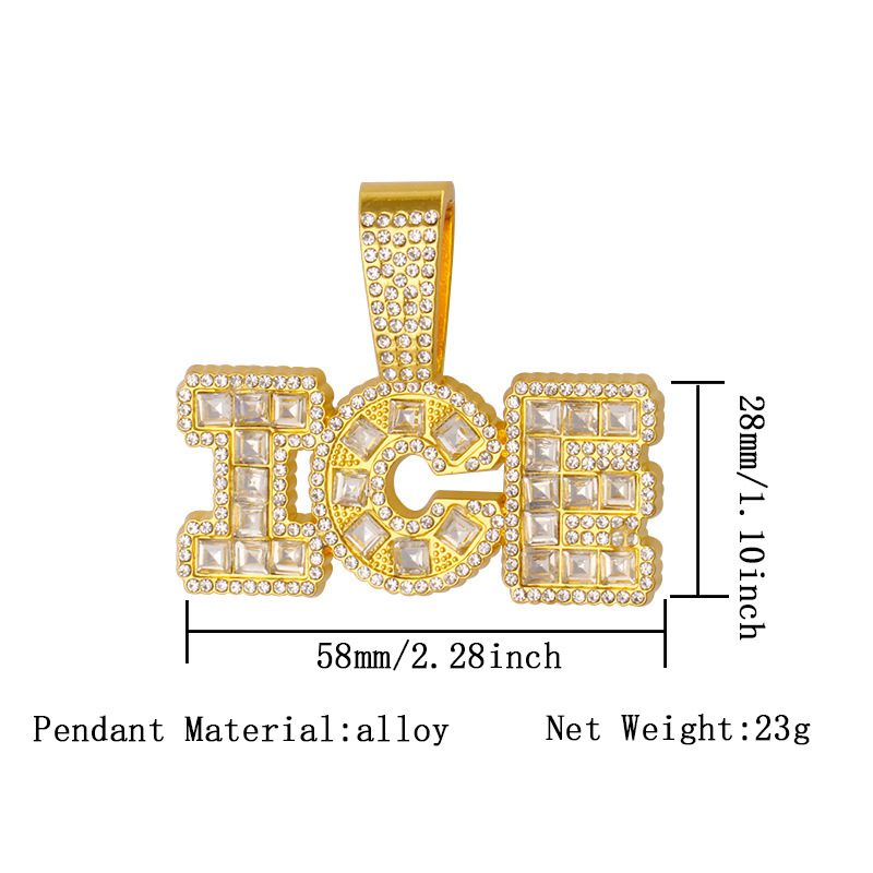 골드 ICE 펜던트