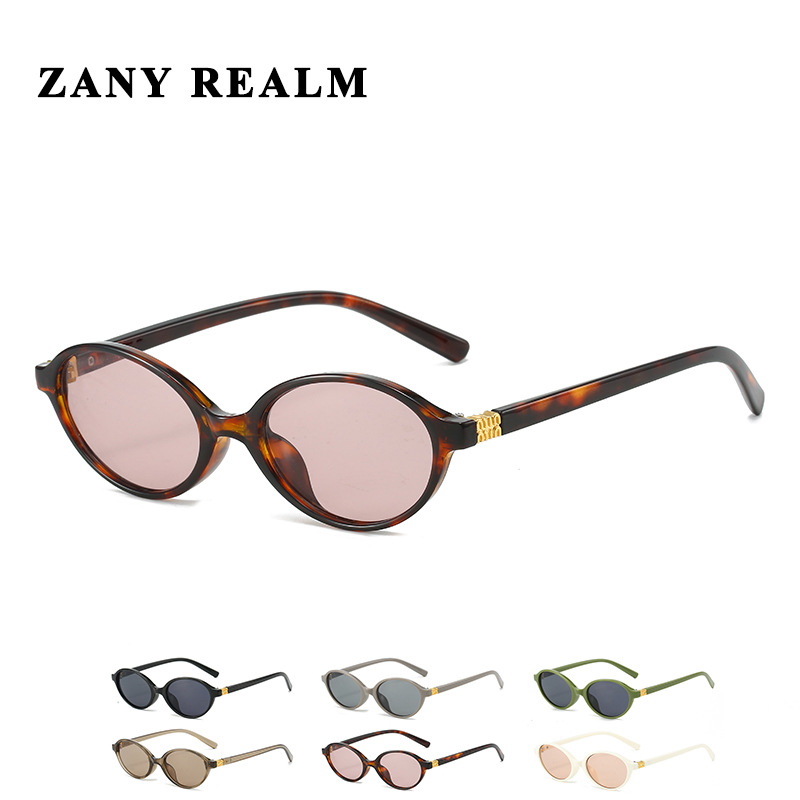 Nuevo pequeño marco redondo gafas de sol retro francés Maillard nerd Carey gafas de sol coreano fabricante en stock