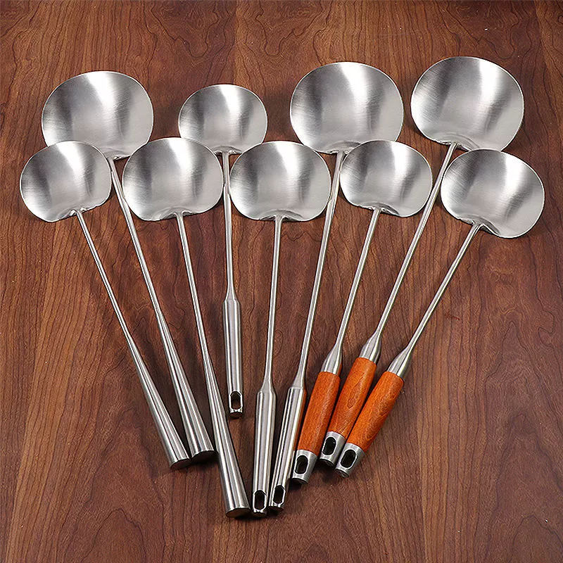 Жареная ложка из нержавеющей стали лопатка Гуйчжоу жареная ложка