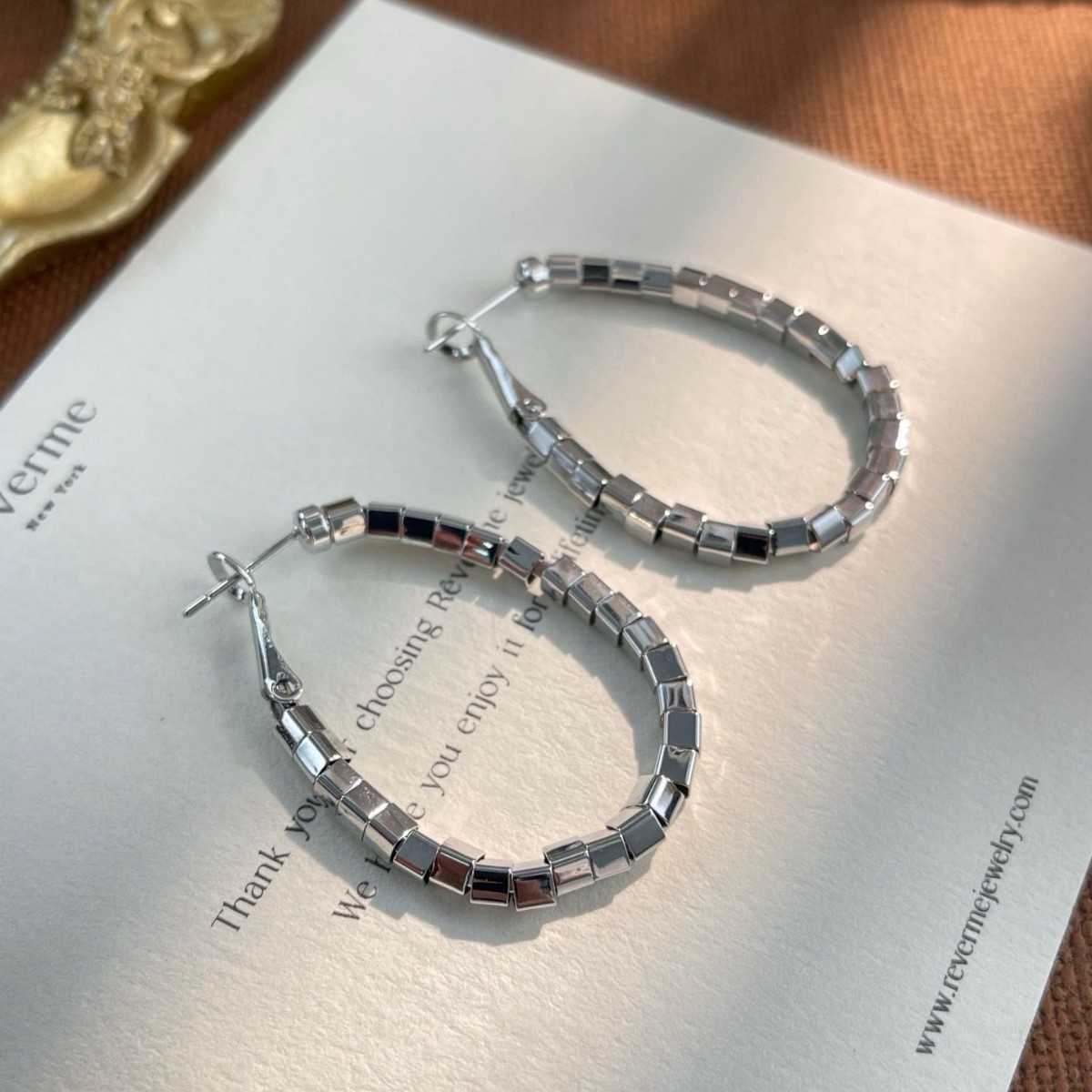 欧比雅比时尚耳圈韩国小众新款潮个性耳环冷淡风耳饰圆环几何型