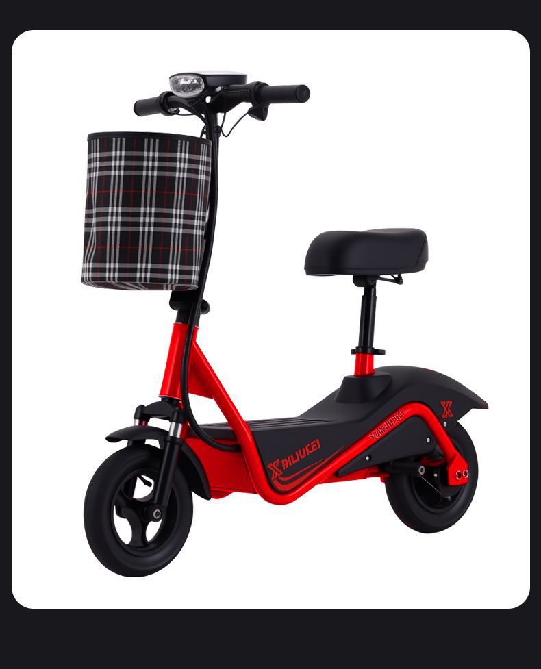Foldable electric scooter for adults and students, portable electric vehicle for commuting, mini electric vehicle for work