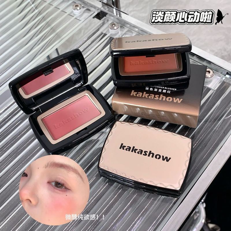kakashow悦色渐变腮红细闪细腻显色自然韩系氛围感渐变腮红|undefined