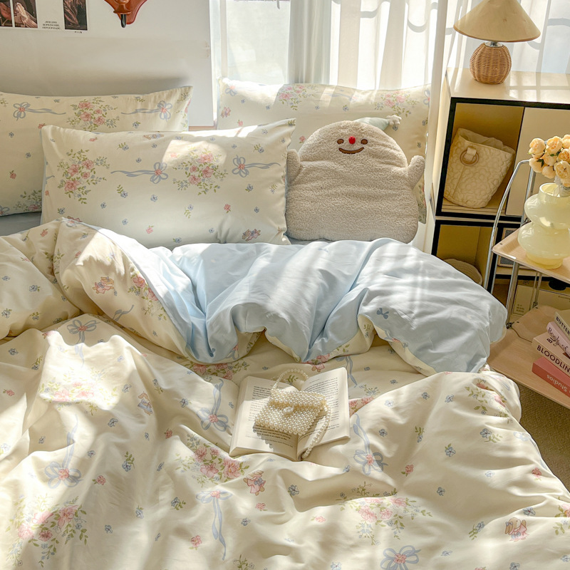 봄 새싹 [순면 100%, 피부 친화적, 통기성 및 부드러움]