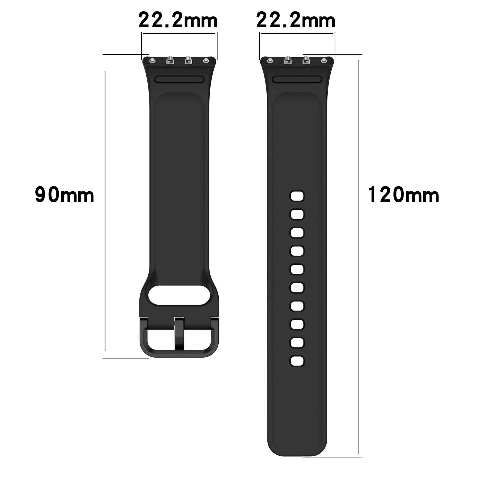 Suitable for the official same style of metal head grain of the Samsung Galaxy Fit3 SM-R390 watch strap Application Scenario