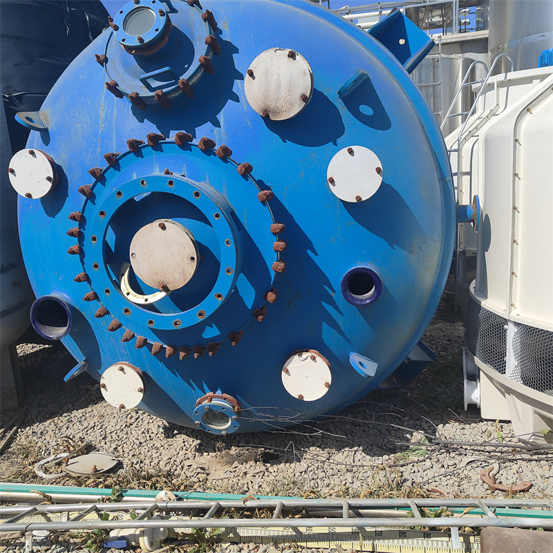 购销二手搪瓷反应釜  化工加热搅拌釜  工业真空反应设备