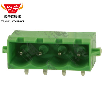 5.08mm炎牛凤凰插拔式PCB接线端子插座YN2EDGRG/KF/MSTBA2.5-G-RN