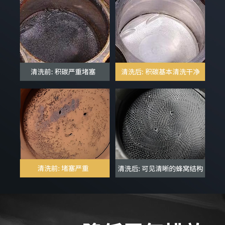 Three-Way Catalytic Cleaner Removes Carbon Deposits, Exhaust Purifier, Car Engine Fuel Treasure, No-Disassembly Cleaning Fluid Pea