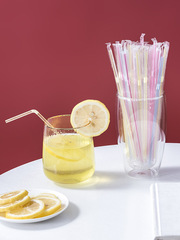 日本一次性吸管單獨包裝家用果汁飲料豆漿彎曲單支獨立產孕婦兒童