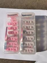 厂家供应一次性剃须刀 不锈钢开关柄6+1盒装 三层刀酒店有偿用品