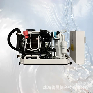 水冷柜式空调220V小型冷暖船用空调1.5匹 Marine air conditioner