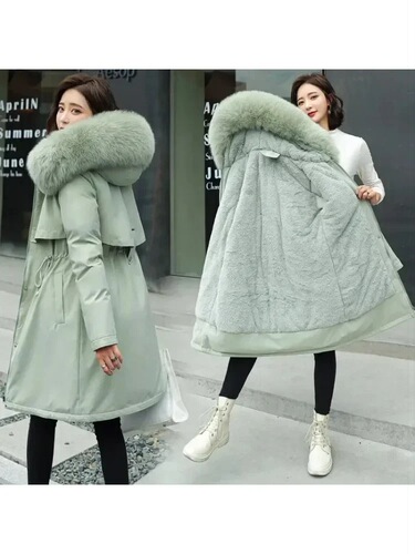 Winter Jacket  New Women Parka Clothes Long Coat Wool