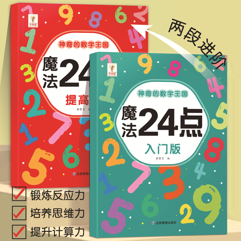 幼児数学数感演算数独四六九宮格24時集中力判断力訓練書