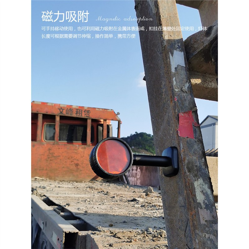 SW2160 railway direction signal light magnetic double-sided red flashing indicator light led rechargeable protective work light SW2160 railway direction signal light magnetic double-sided red flashing indicator light led rechargeable protective work light