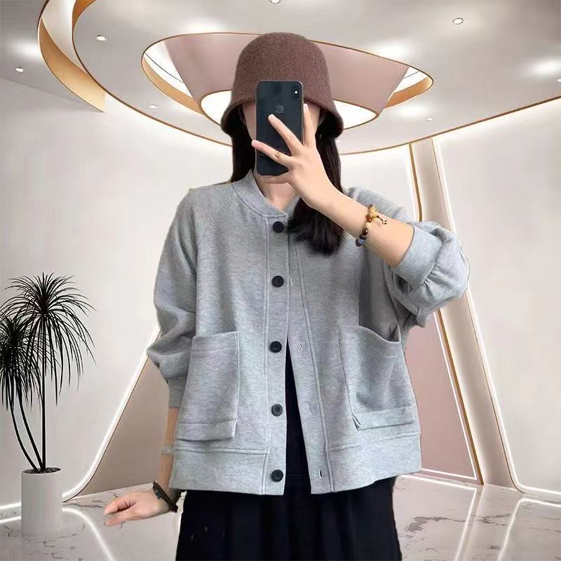 2025 Spring and Autum New Women's Short Outwears, Cardigans, Sweatshirts, Baseball Uniforms, Loose Elegant Jackets, Tops for Women