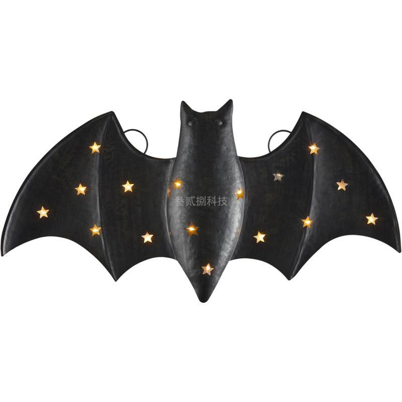 跨境新款 Mud Pie Led Bat Decor 泥饼LED蝙蝠装饰品|undefined