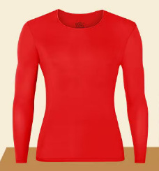 빨간색 (상의 단품)