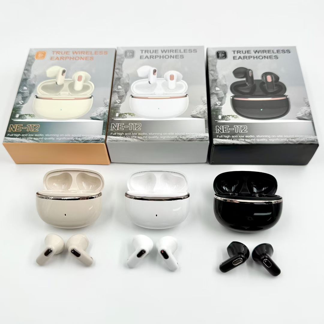 Nuevo NE112 auriculares Bluetooth inalámbricos de alta calidad de sonido de doble oído inalámbrico tipo TWS auriculares deportivos estéreo