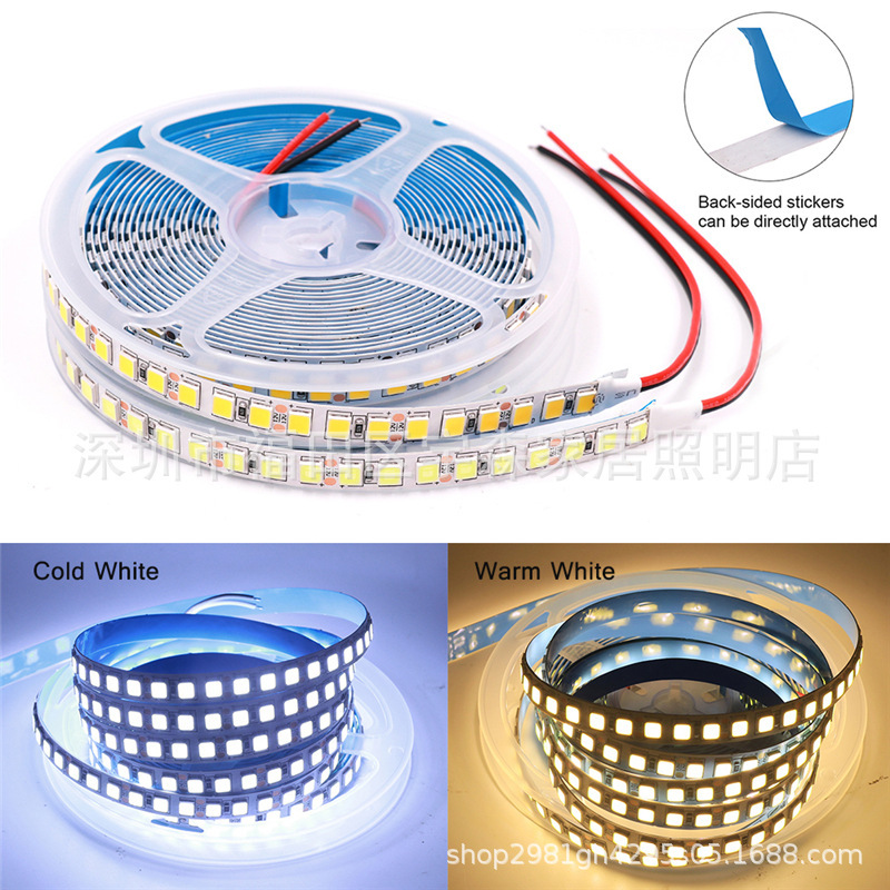 5054 super bright LED strip 12v24v120 lamp bare board/waterproof strip white warm light red Green Blue yellow powder Ice Blue