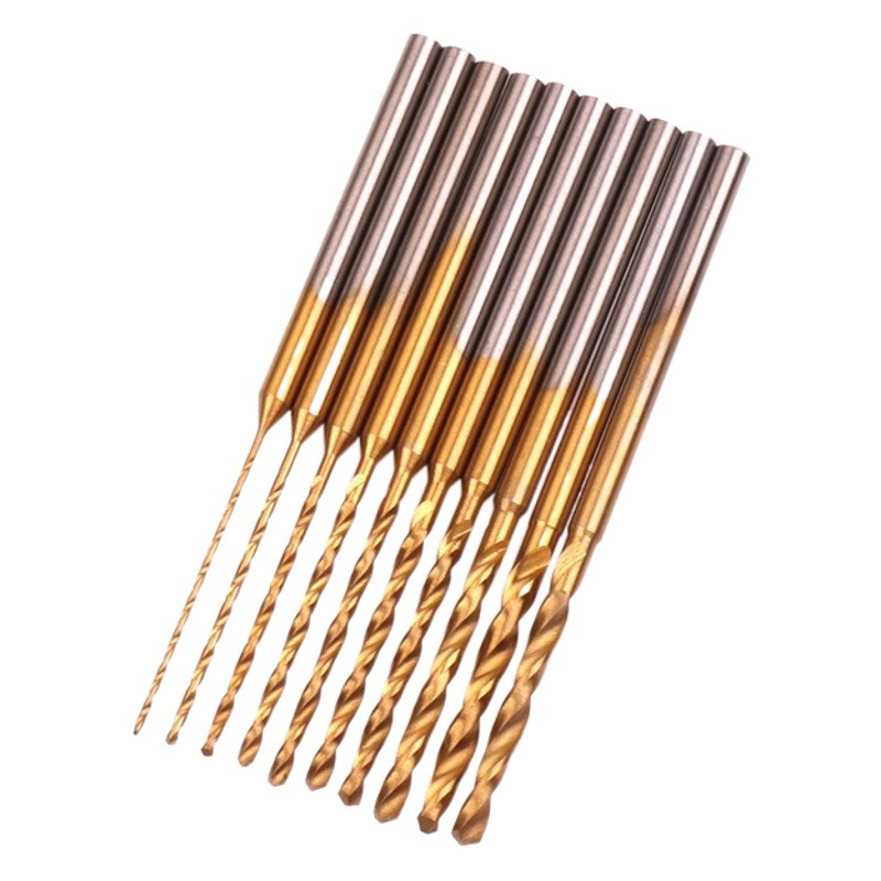 2,35mm taladro de torsión Chapado en titanio mango fijo oro y plata joyería punzonado ámbar cera de abejas taladro de perforación taladro reductor de torsión