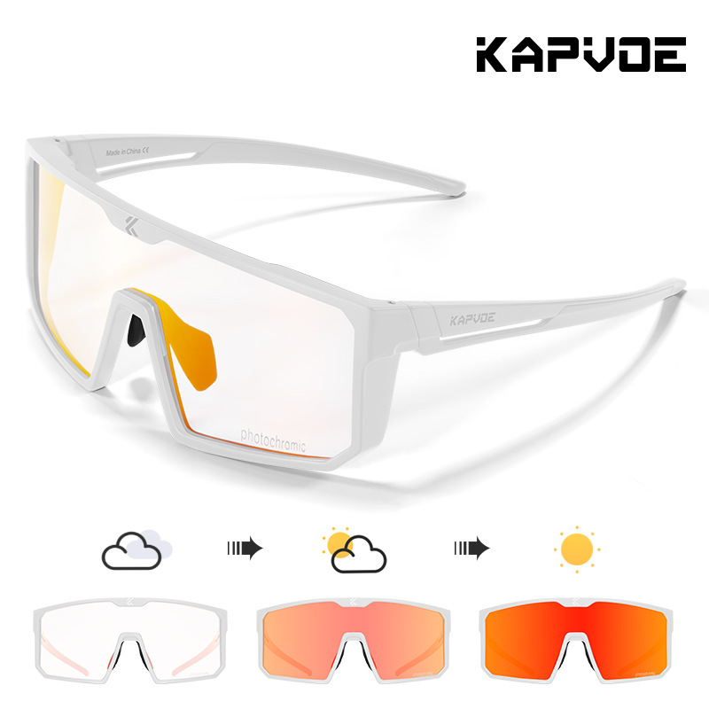 Gafas de Ciclismo Deportivo de TR90 con Protección UV y Marco Completo para Deportes al Aire Libre