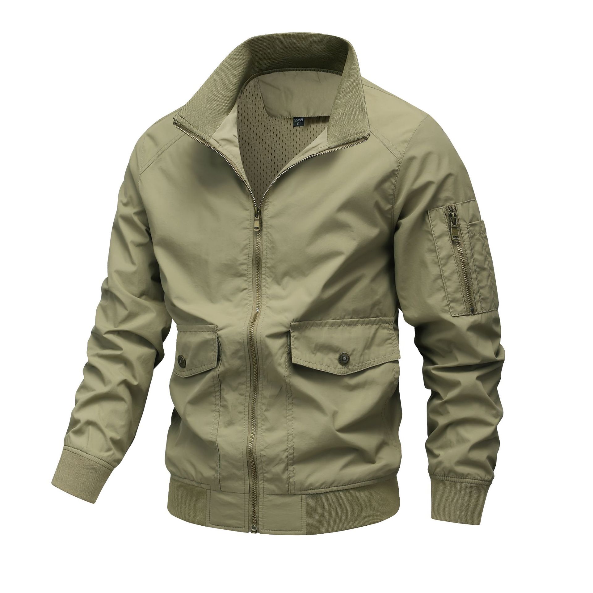 Neu Trendy Marke Frühling und Herbst Casual Koreanische Ausgabe Einfache Kragen herren Jacke_voghion.com
