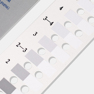 Clothing textile special ISO gray card/gray card GB250/251 color fading gray card/evaluation color changing gray card