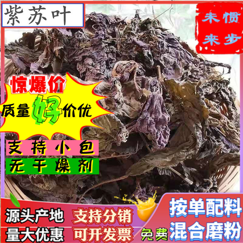 批发紫苏叶500g香料散装干货紫苏叶药食材苏子枝杆叶苏子非中药材