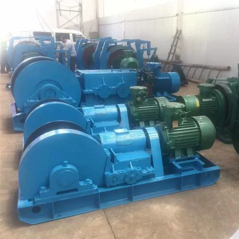 Лебедка горная JH-8 с возвратной колонной, горизонтальная, подъем тоннеля 20 градусов, напряжение 380/660В