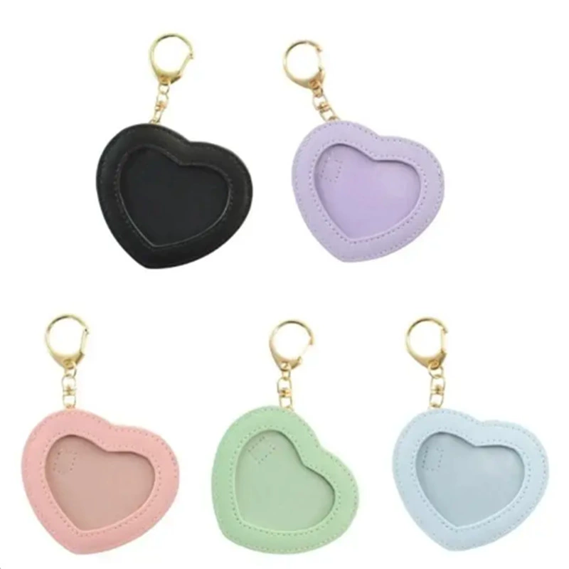 В наличии защитный чехол в форме сердца, сумка с подвеской в ​​стиле аниме для демонстрации, сумка для хранения значков аксессуаров «сделай сам».