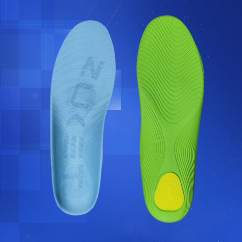 Plantilla de PU transpirable absorción de sudor transpirable movimiento amortiguador antibacteriano desodorante bala suave no se cansa soporte de pie para hombres y mujeres