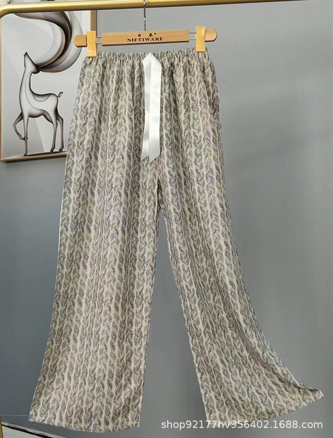 Summer trousers, thin pijama for leisure, Chinese style