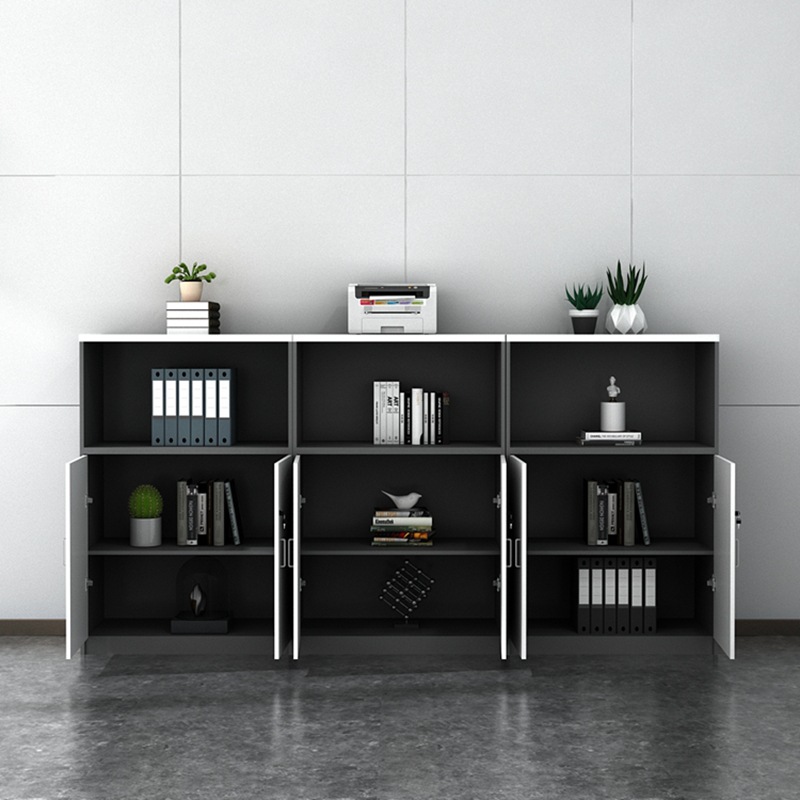 gabinete de oficina blanco gabinete de archivos gabinete bajo gabinete de madera 10 puertas 8 puertas nueve puertas gabinete de té gabinete de almacenamiento fábrica directa