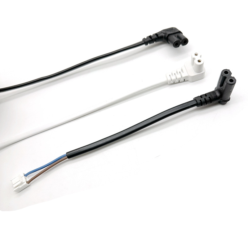 弯头8字尾c7电源充电线 锄头八字尾电源线 UL KC CE SAA澳洲认证